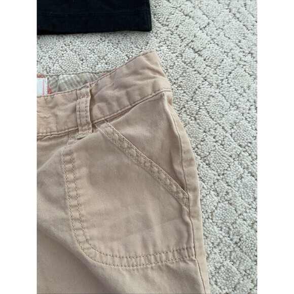 Girl's Nike Black Tank Blue Logo Tee and So. Tan Shorts Outfit Size 8 - Picture 11 of 14